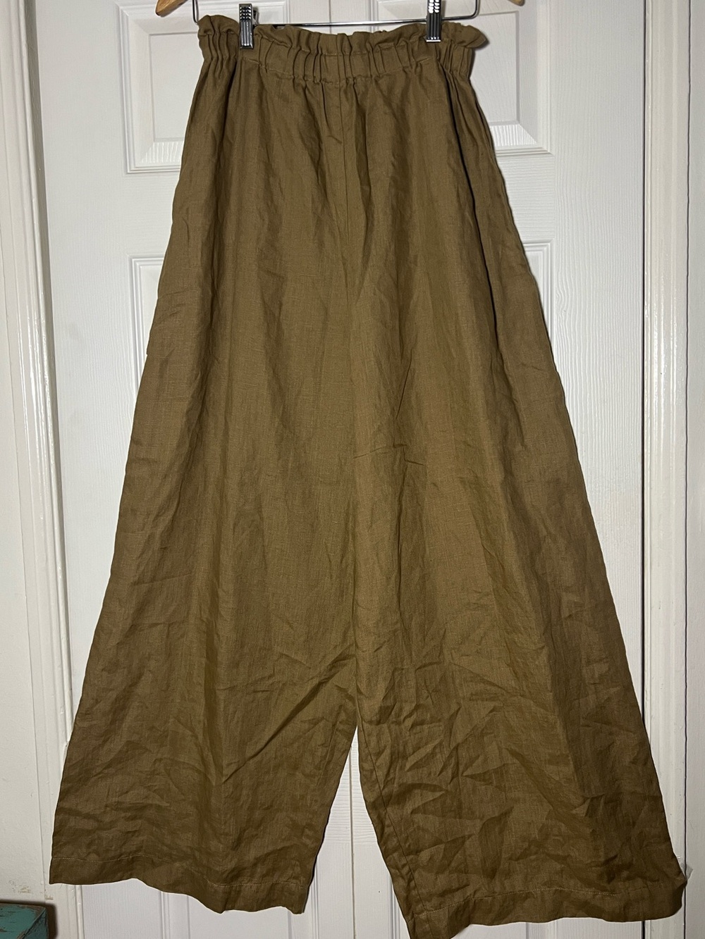OZMA California Super Wide Leg Linen Pants Women’s Small - Picture 7 of 7
